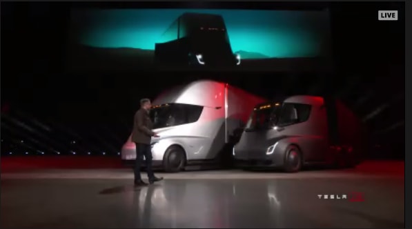 First Look: Tesla's All-Electric Semi Truck