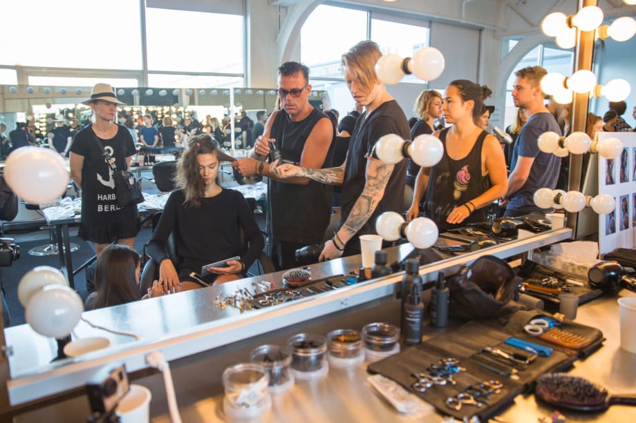 NYFW: Beachy Texture Ponytails for Tess Giberson