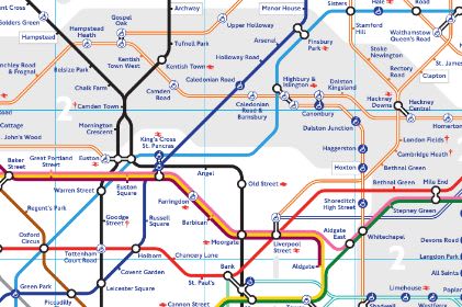 Map to help people with claustrophobia, anxiety navigate London Tube