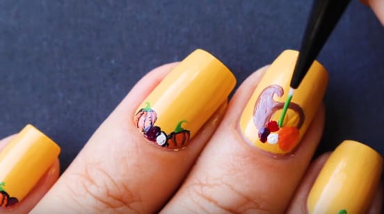OPI Cornucopia Nail Art