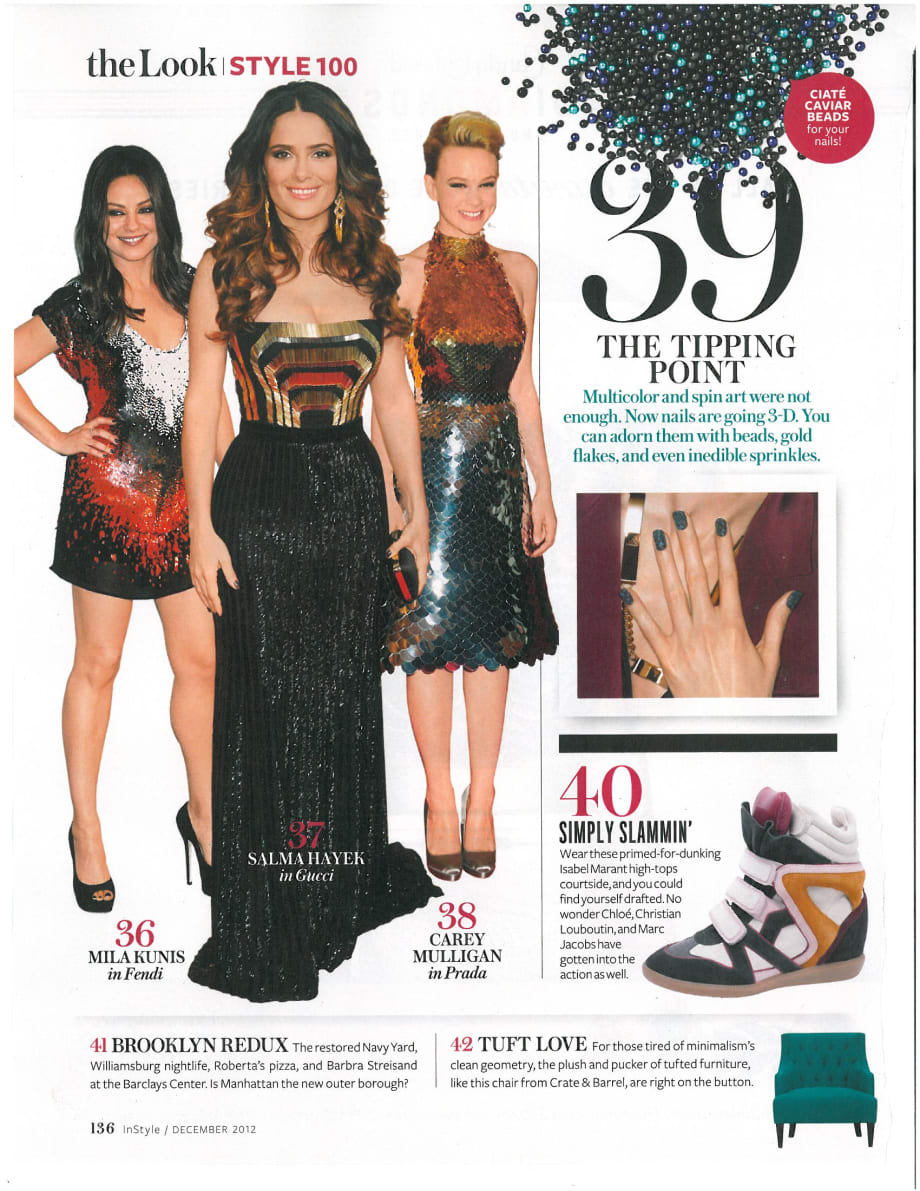 The Caviar Manicure, a 2012 Staple