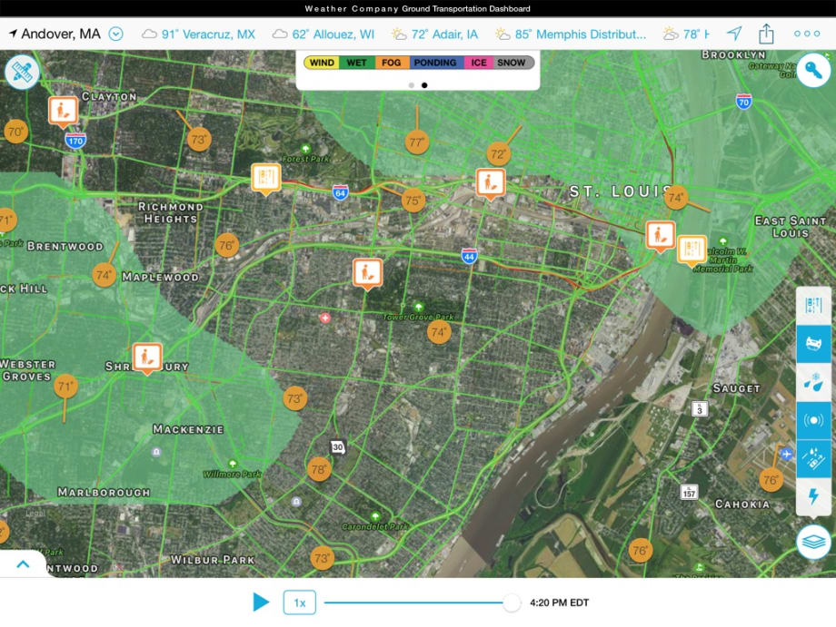 New Weather App for Truck Drivers Boasts Aviation-Style Forecasting