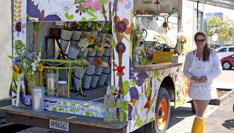 Dodge Postal Vehicle Repurposed as Flower Truck
