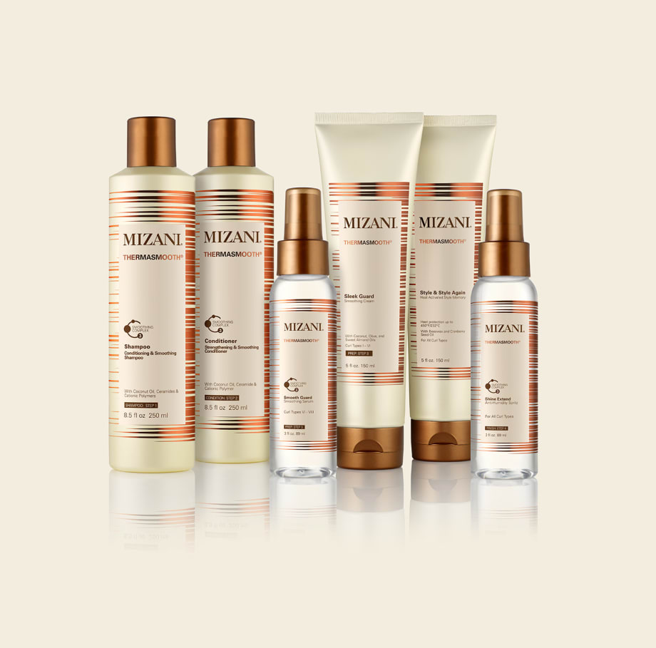 MIZANI's Sleek Guard Smoothing Cream and Style & Style Again