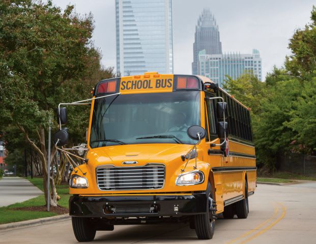 Michigan Contractor Receives 92 New Thomas Built School Buses