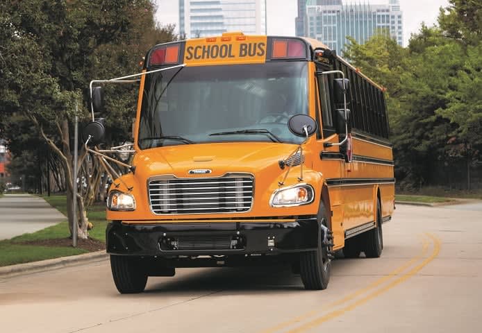 Thomas Built Buses Debuts Auto-Reversing Doors