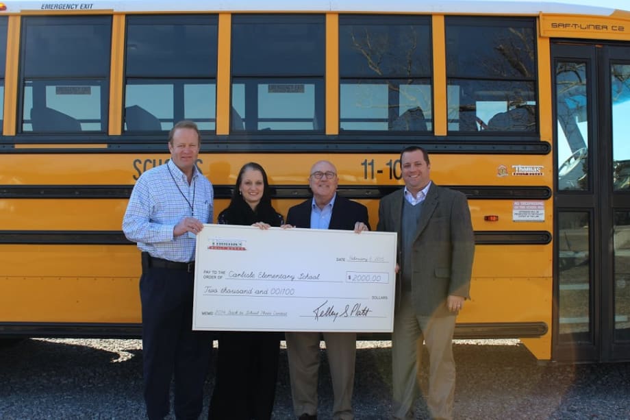 Thomas Built donates $10K to schools for contest winners