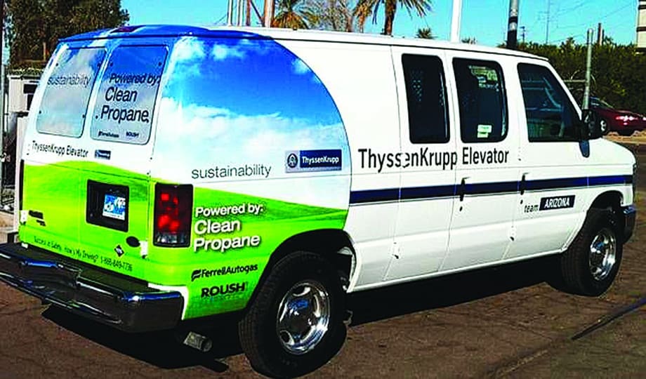 ThyssenKrupp Elevates its Propane Autogas Fleet