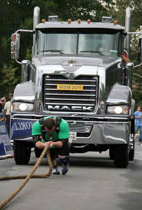 Men Versus Machine: World's Strongest Athletes Battle Mack's Titan