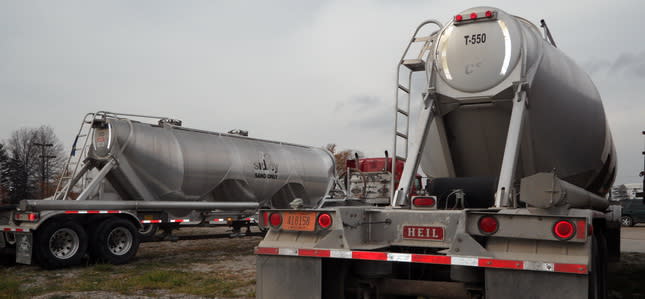 'Fracking' requires sand, which boosts 'air can' use in Marcellus Shale area
