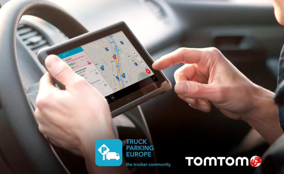 TomTom Offers Europe Truck Parking App