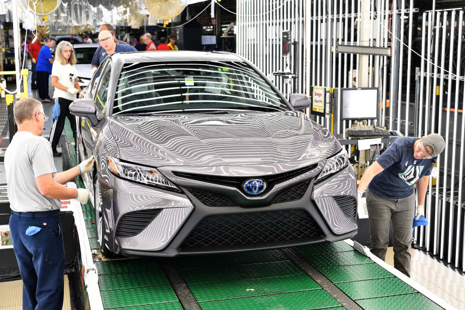 Toyota Begins 2018 Camry Production