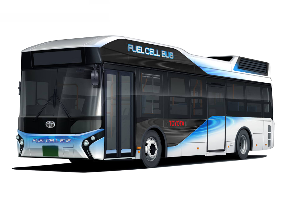 Toyota announces plans to sell fuel-cell buses