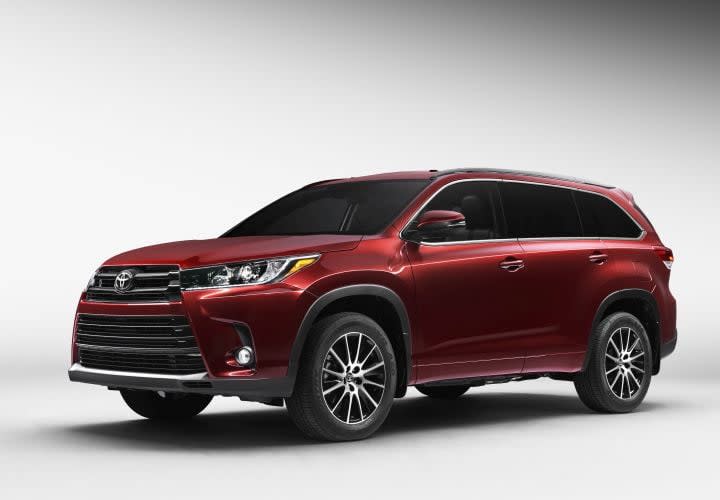 Toyota Highlander Refreshed for 2017