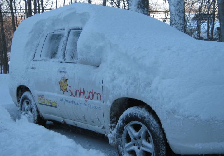 Fuel Cell Toyotas Beat Freeze On East Coast