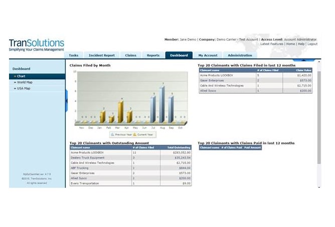 Carrier Claim Management System Replaces Spreadsheets