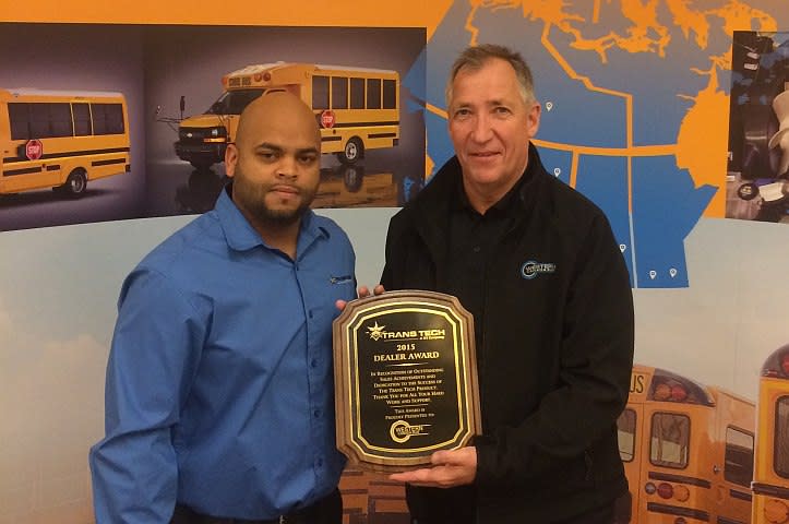 Trans Tech Honors Canadian School Bus Dealer