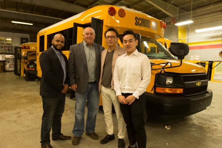 Trans Tech Delivers School Bus to South Korea