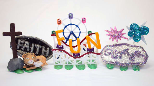 3-D Ferris Wheel Roller Coaster Nails (NTNA S.3 Pre-Challenge #2)