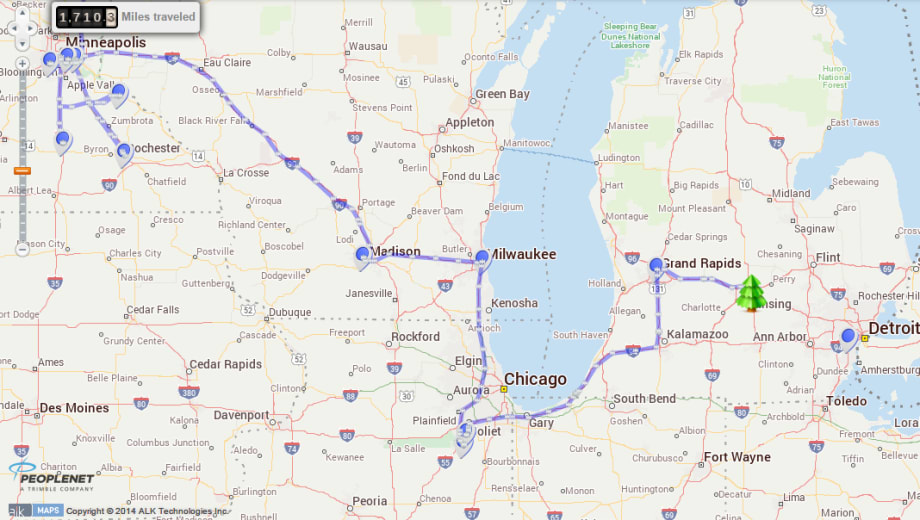 PeopleNet and ALK Track the Capitol Christmas Tree