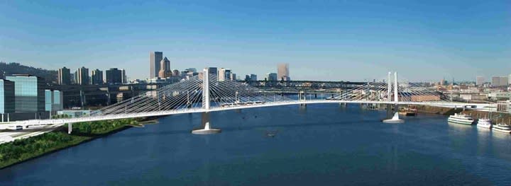 TriMet kicks off light rail bridge construction