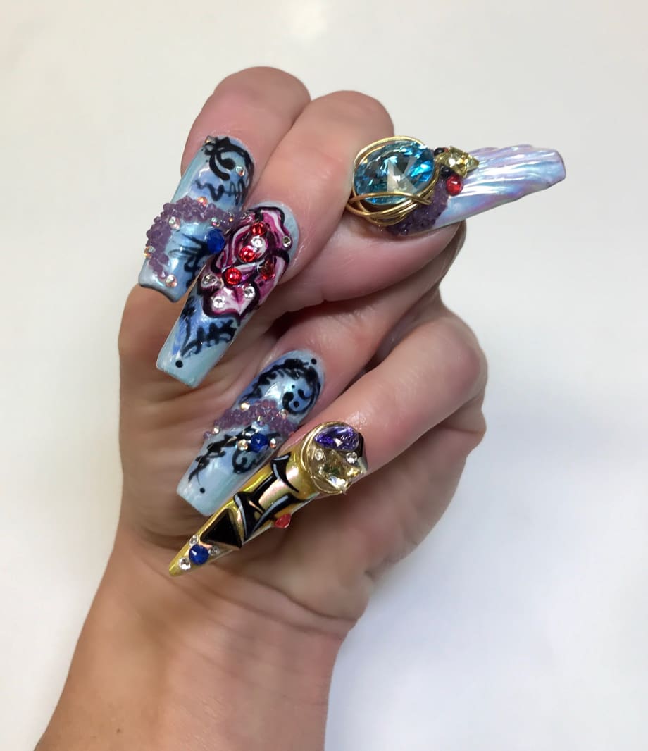 Nails for NTNA S. 5 Pre-Challenge #2: Street Style Rose (Trish)