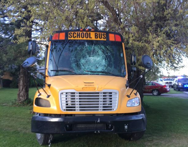 School Bus Driver Keeps Baseball Team Safe in Crash