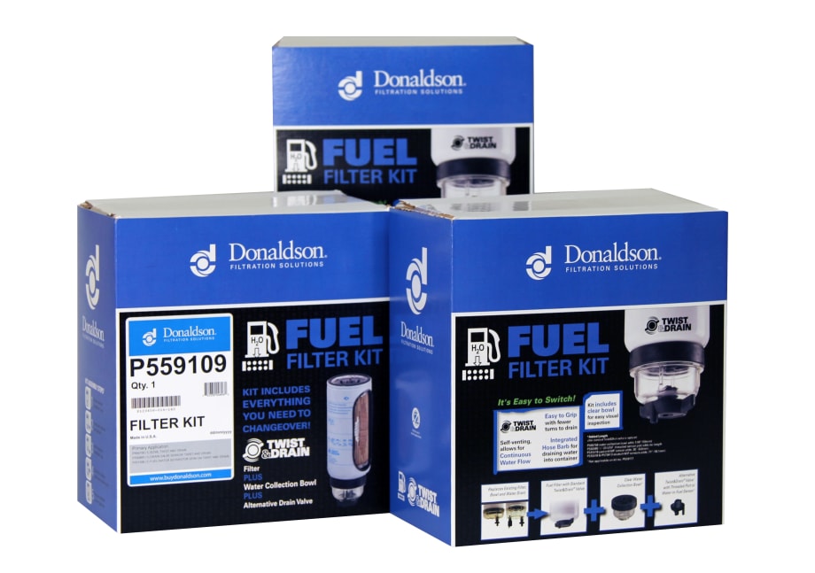 Donaldson Announces Twist&Drain Fuel Filter Kits
