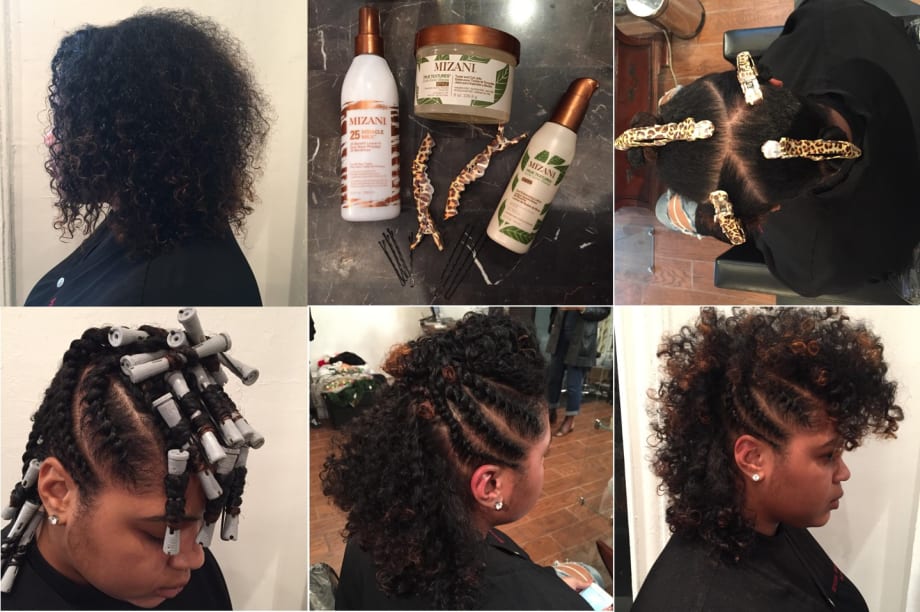 Twisted Mohawk Pompadour by Mizani