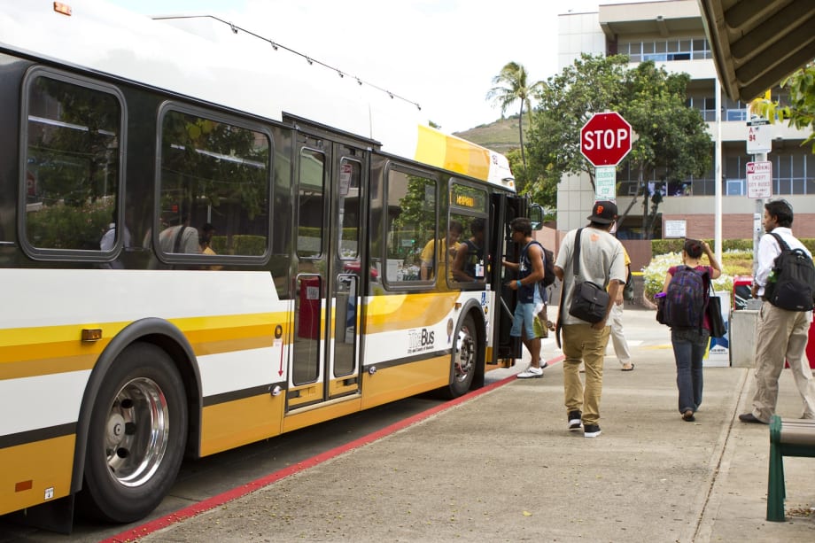 U. of Hawaii sees shift toward transit use