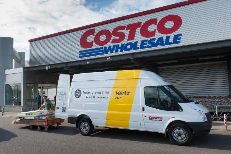 Costco Offers Hertz Van Rentals in UK