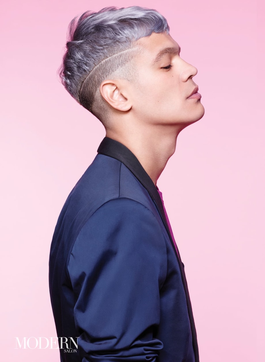 HOW-TO: Edgy Silver Men's Cut from Ulta Beauty Pro Team
