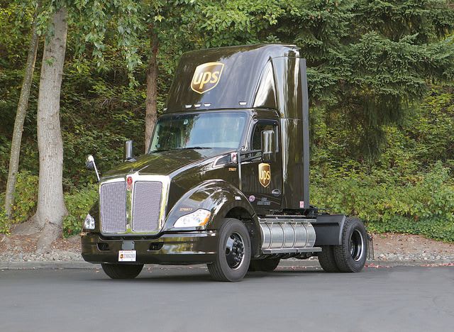 UPS Gets 50,000th Paccar MX Engine Installed in a Kenworth