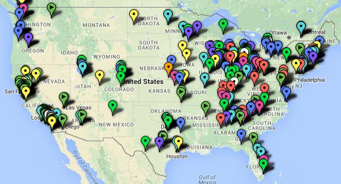 255 U.S. Firms Involved in Clean Transport, CalStart Map Shows