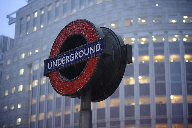Pranksters festoon London Underground with mistletoe