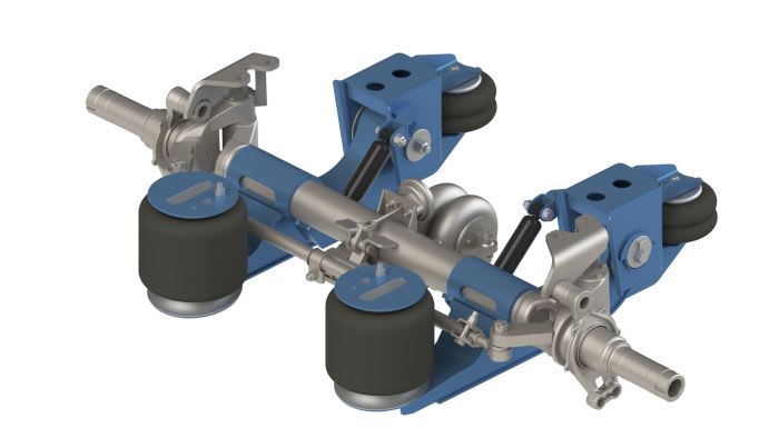 Underslung Suspension is Compatible with All Brake Sizes