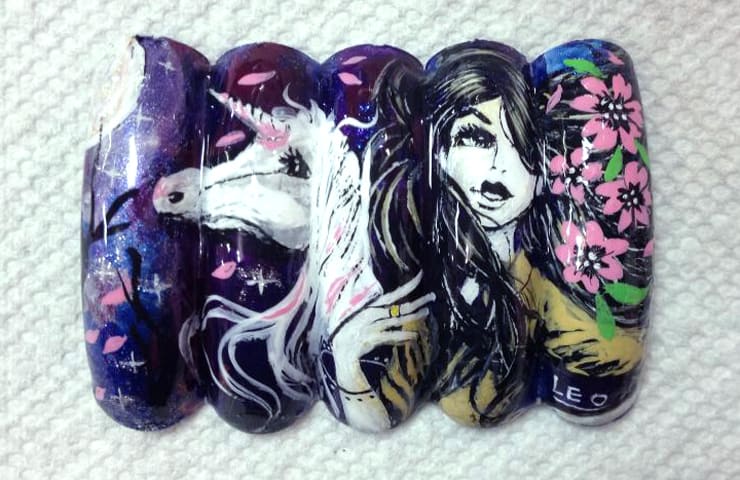 Unicorn Nail Art