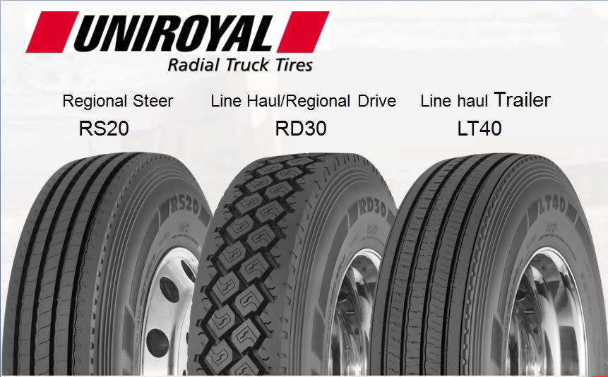 Michelin Shows Uniroyal-Branded Truck Tires in Canada