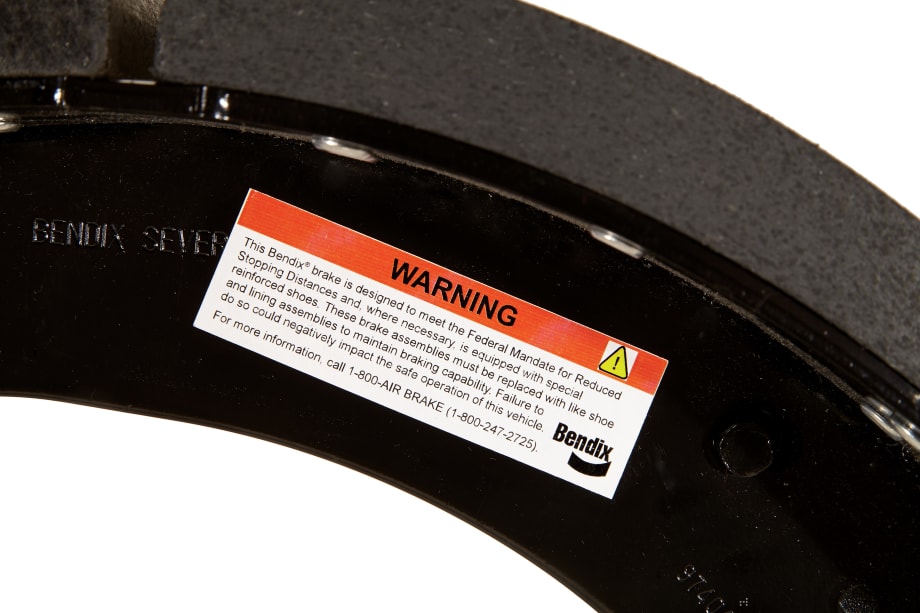 Bendix Shoe Gets New Labeling to Promote Safety