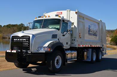 Mack Granite MHD Rear Loader Offers Option for Refuse Customers