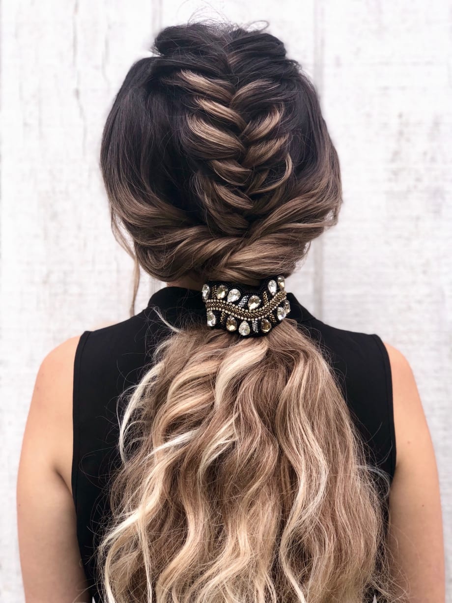 How-To: Black Tie Fishtail Braid
