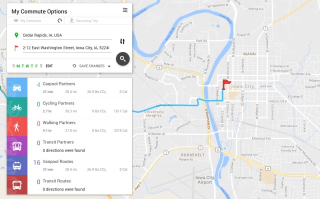 U. of Iowa ridesharing program could cut campus commuter costs in half