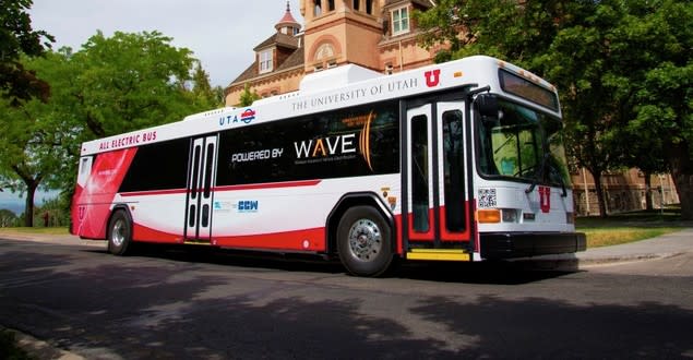 WAVE Tech. to deploy first commercial electric bus at U. of Utah