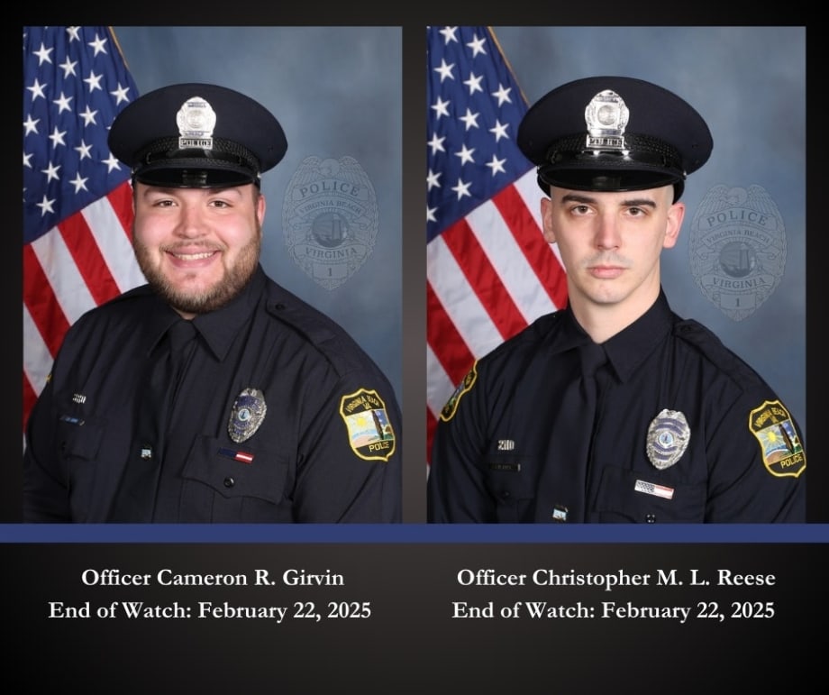 2 Virginia Officers “Executed” by Felon at Traffic Stop, Suspect Dead