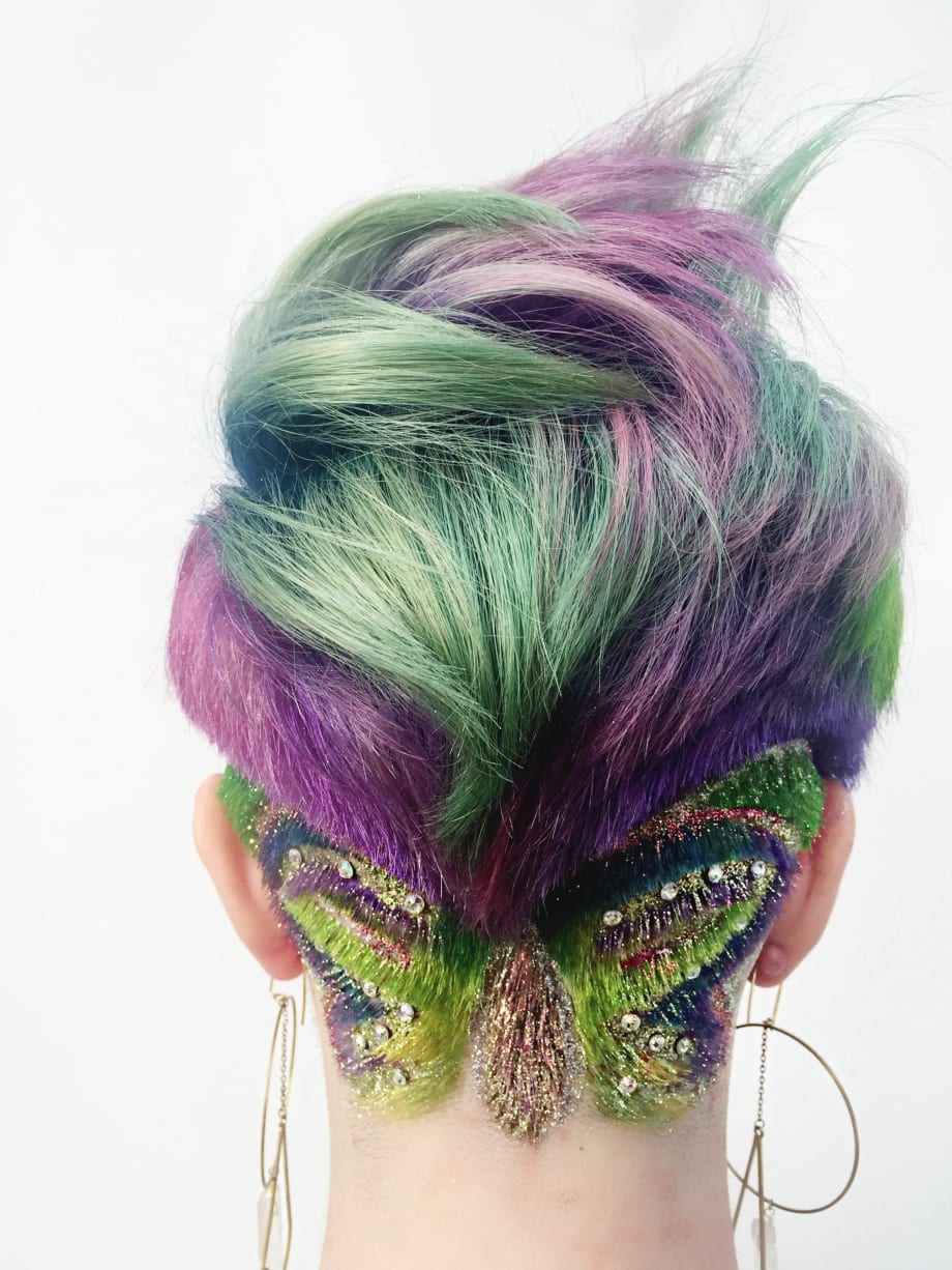 FORMULA: Vivid Color with a Butterfly Undercut