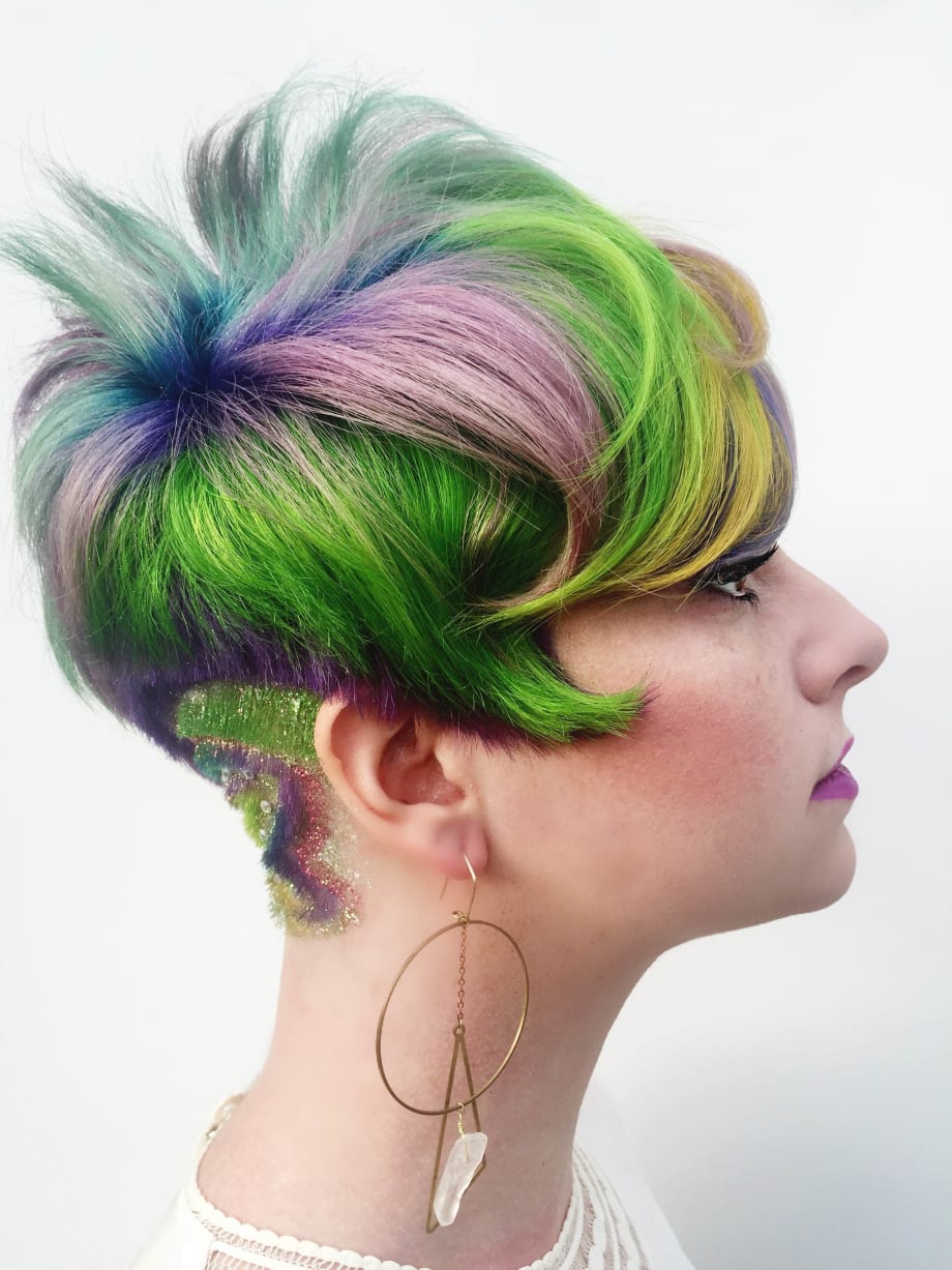 FORMULA: Vivid Color with a Butterfly Undercut