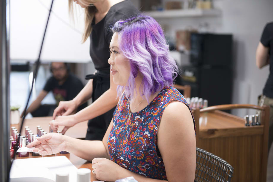 Behind the Scenes at the CND Luxe Loft