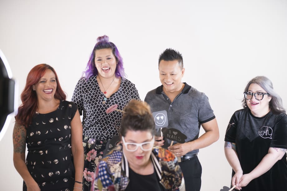Behind the Scenes at the CND Luxe Loft