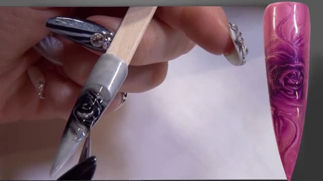 VPP Hydro Gel: Rose Nail Art