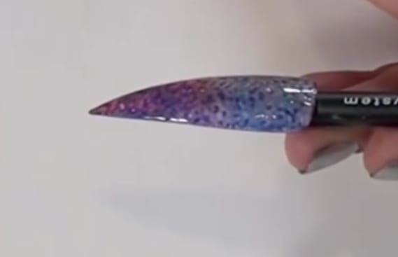 VPP Mosaic Gel Nail Design #2